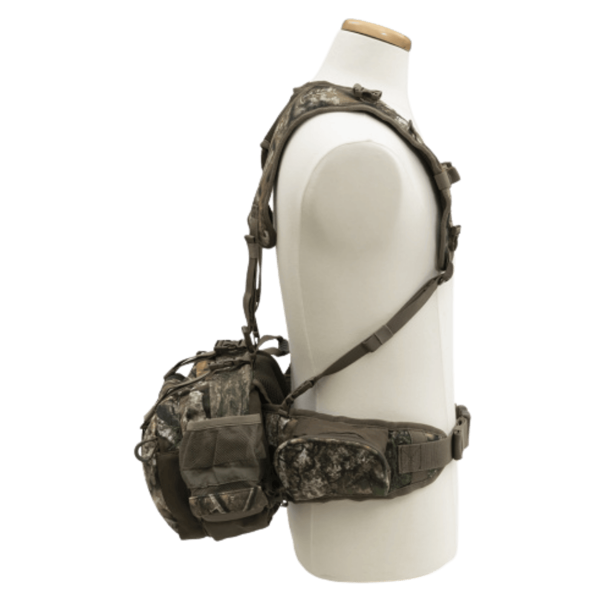 ALPS OUTDOORZ LITTLE BEAR FANNY PACK 8L - REALTREE APX - SIDE VIEW