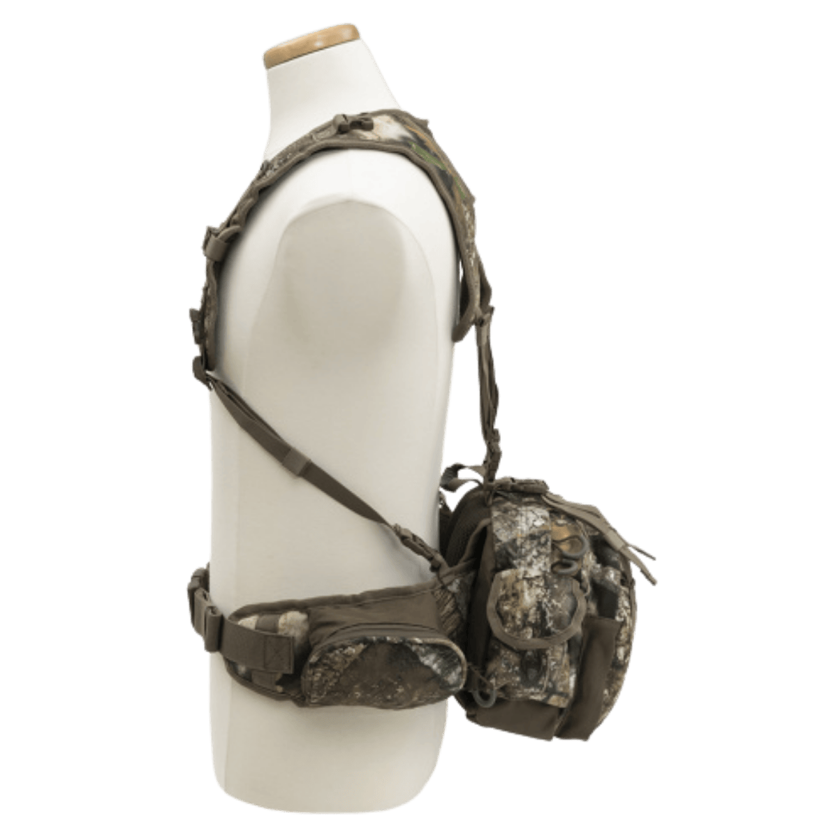 ALPS OUTDOORZ LITTLE BEAR FANNY PACK 8L - REALTREE APX - SIDE VIEW