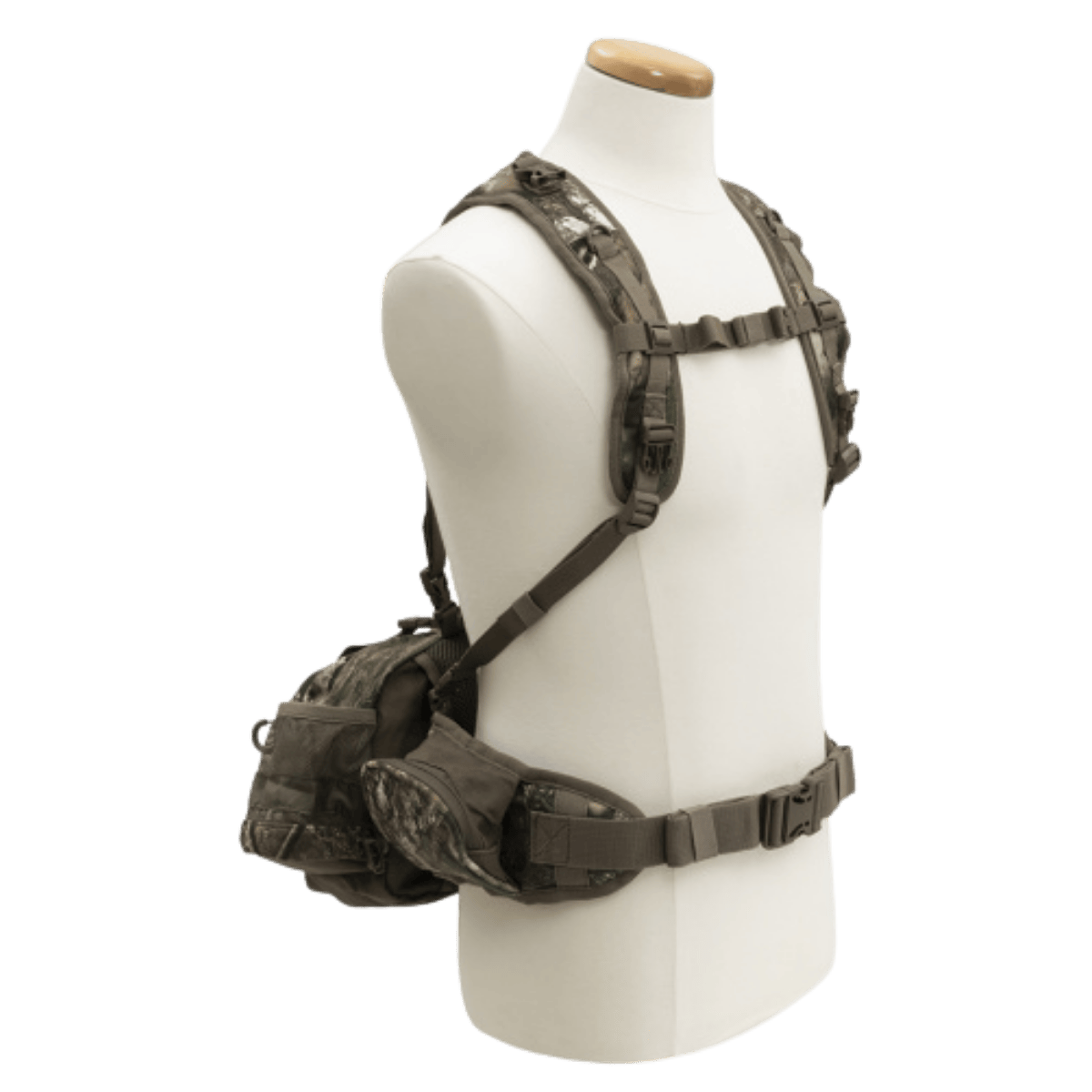ALPS OUTDOORZ LITTLE BEAR FANNY PACK 8L - REALTREE APX - FRONT ANGLE VIEW