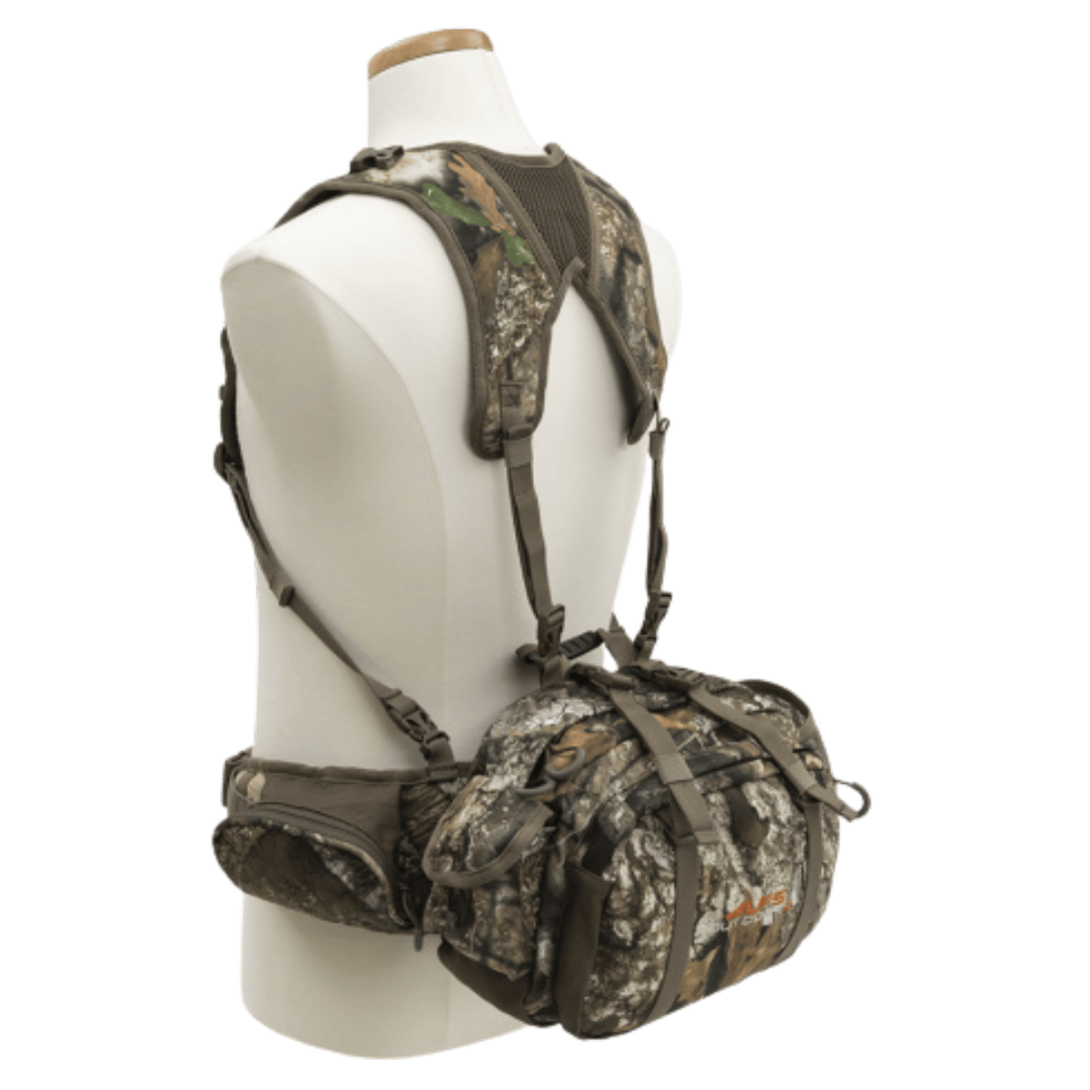 ALPS OUTDOORZ LITTLE BEAR FANNY PACK 8L - REALTREE APX - BACK ANGLE VIEW