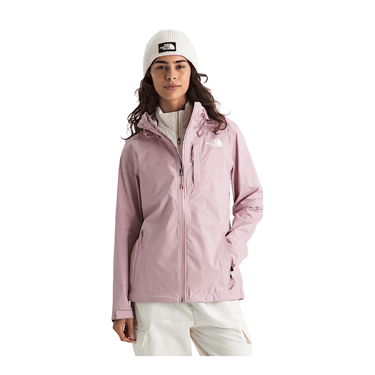 NORTH FACE WOMEN'S ALTA VISTA RAIN JACKET - METAL PINK