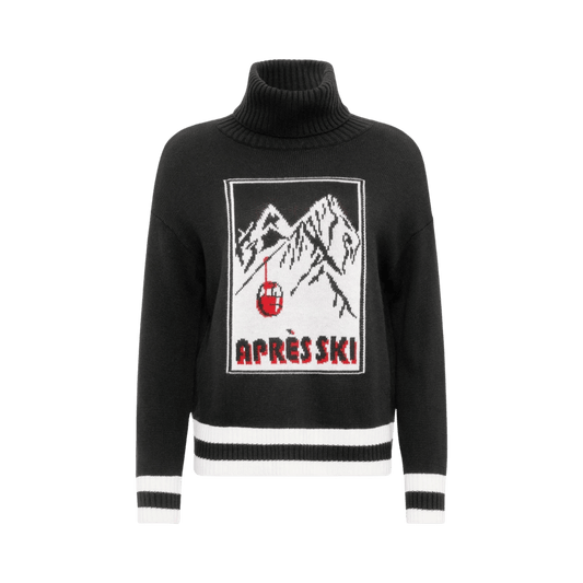 KRIMSON KLOVER WOMEN'S ALTITUDE TURTLENECK - BLACK