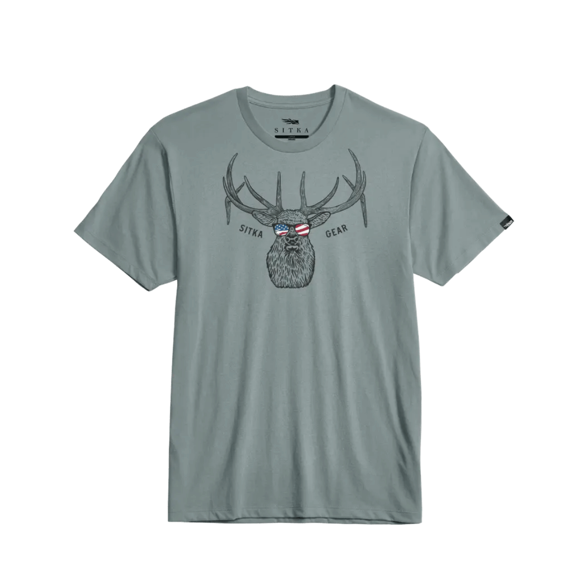 SITKA MEN'S AMERICAN ELK TEE - SURF BLUE