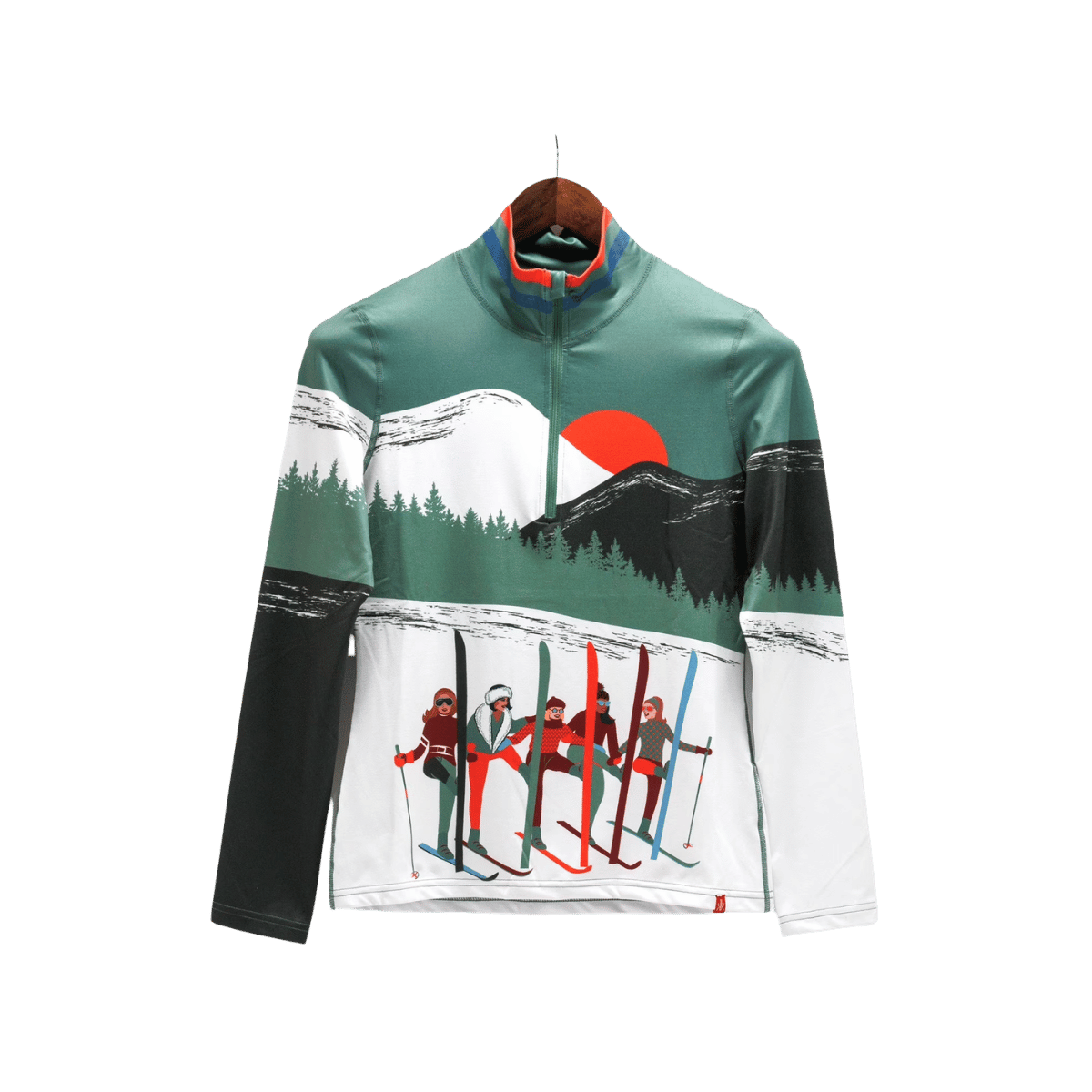 KRIMSON KLOVER WOMEN'S AMNICHE 1/4 ZIP - FOREST
