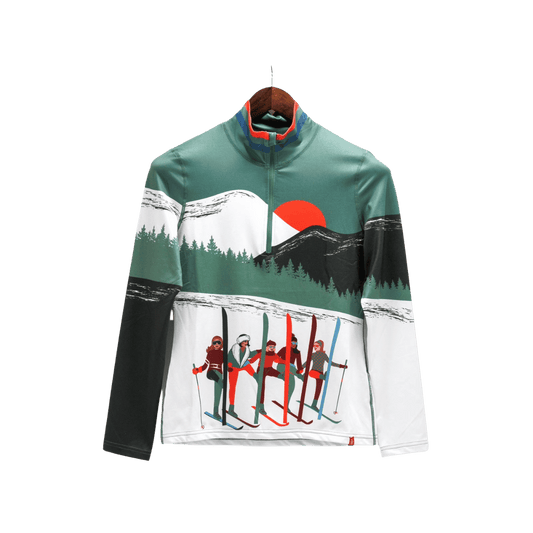 KRIMSON KLOVER WOMEN'S AMNICHE 1/4 ZIP - FOREST