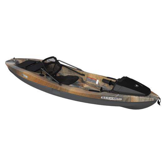 PELICAN KAYAKS S.E.E.K. 100XP ANGLER KAYAK - 10FT - OUTBACK/MAG GREY