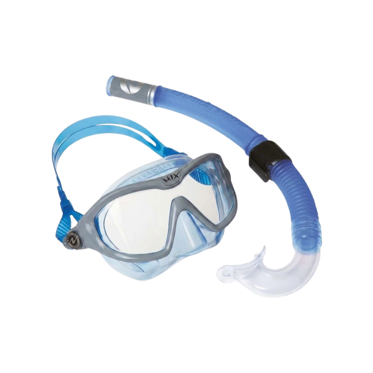 AQUA LUNG YOUTH GOGGLES/SWIM MASK BLUE GRAY