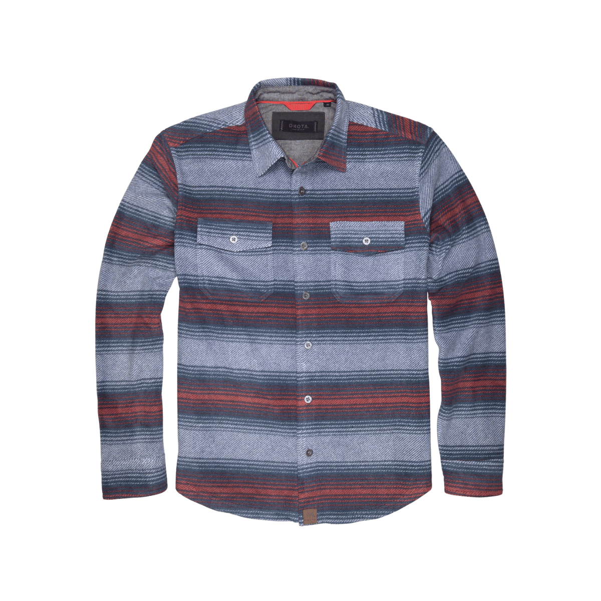 DAKOTA GRIZZLY MEN'S BOWIE ARCTIC FLEECE - RUBY ASH