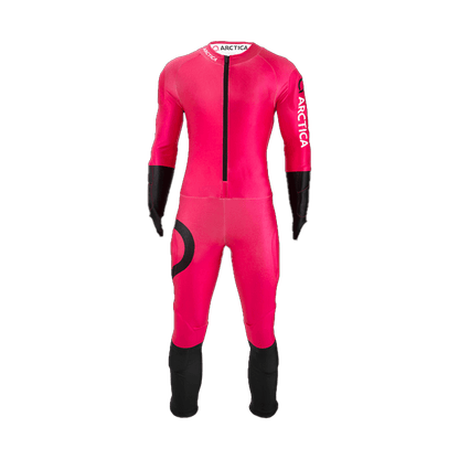 ARCTIC ICONIC GS RACE SUIT - HOT PINK - FRONT VIEW
