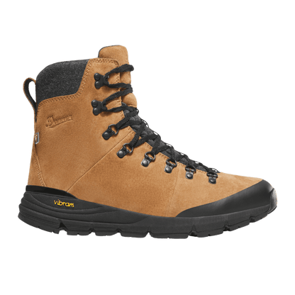 DANNER ARCTIC 600 SIDE-ZIP 7" 200G MEDIUM - BONE BROWN/JET BLACK - LEFT SIDE