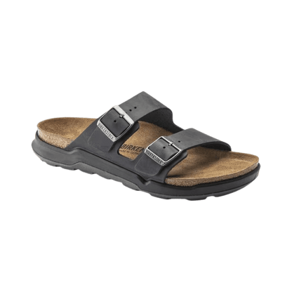 BIRKENSTOCK ARIZONA CROSS TOWN - REGULAR - ARTIC OLD BLACK - SIDE VIEW