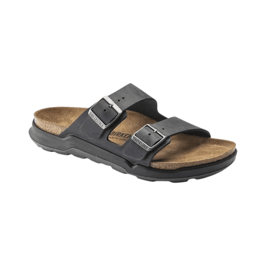 BIRKENSTOCK ARIZONA CROSS TOWN - REGULAR - ARTIC OLD BLACK - SIDE VIEW