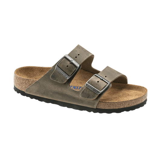 BIRKENSTOCK MEN'S ARIZONA FL WB - REGULAR - FADED KHAKI - SIDE VIEW
