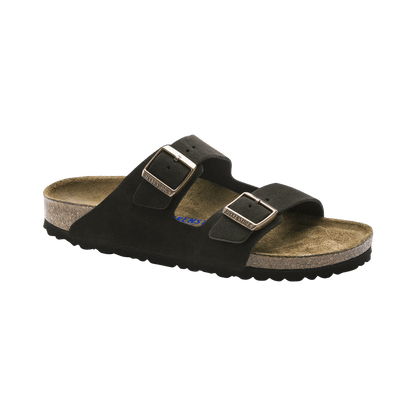 BIRKENSTOCK WOMEN'S ARIZONA SFB SUEDE - NARROW - MOCCA - SIDE VIEW