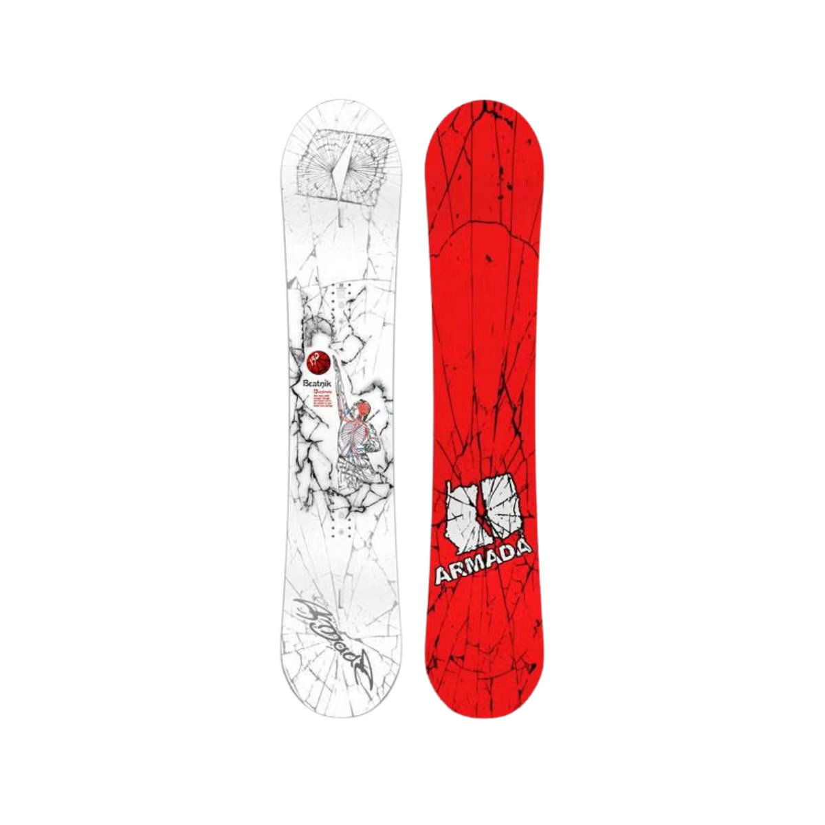 ARMADA BEATNIK SNOWBOARD 26/27 RED WHITE