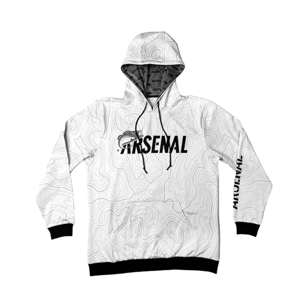 ARSENAL FISHING CORP CONTOUR SPF HOODY WHITEOUT