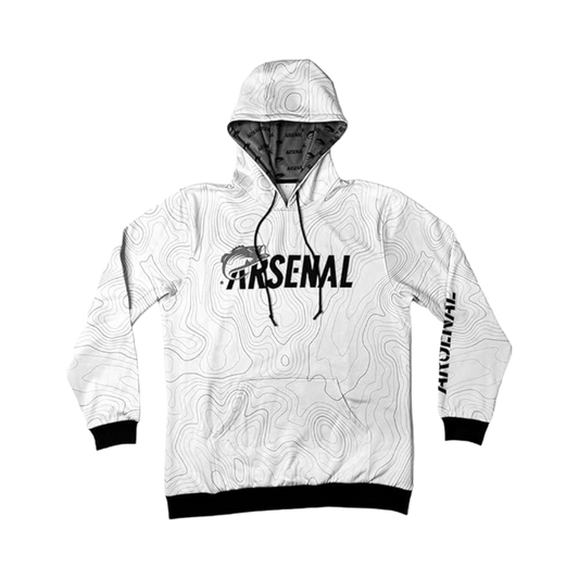 ARSENAL FISHING CORP CONTOUR SPF HOODY WHITEOUT