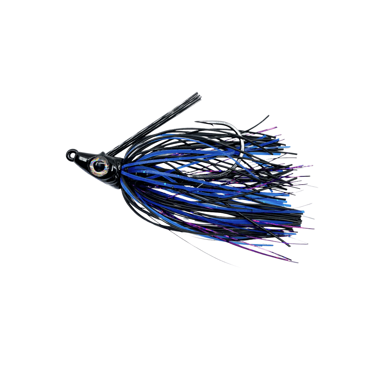 ARSENAL FISHING CORP SUPER FINESSE SWIM JIG LT WIRE 3/8OZ BLAKANDBLUE