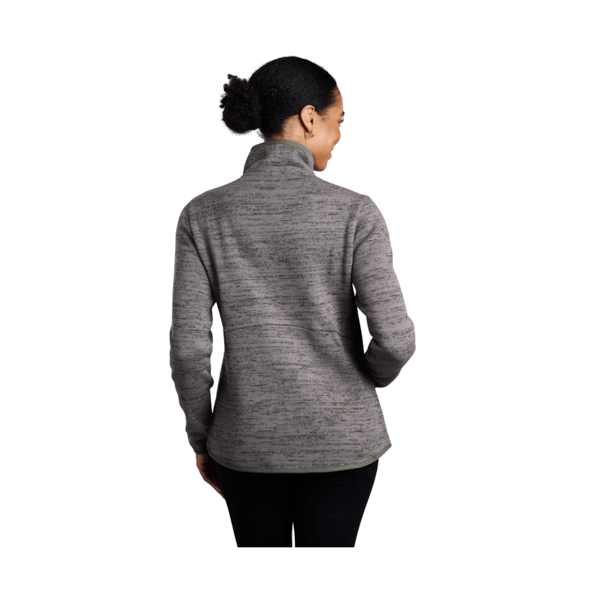 KUHL WOMEN'S ASCENDYR 1/4 ZIP - SAGE - BACK VIEW