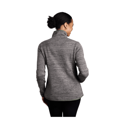 KUHL WOMEN'S ASCENDYR 1/4 ZIP - SAGE - BACK VIEW