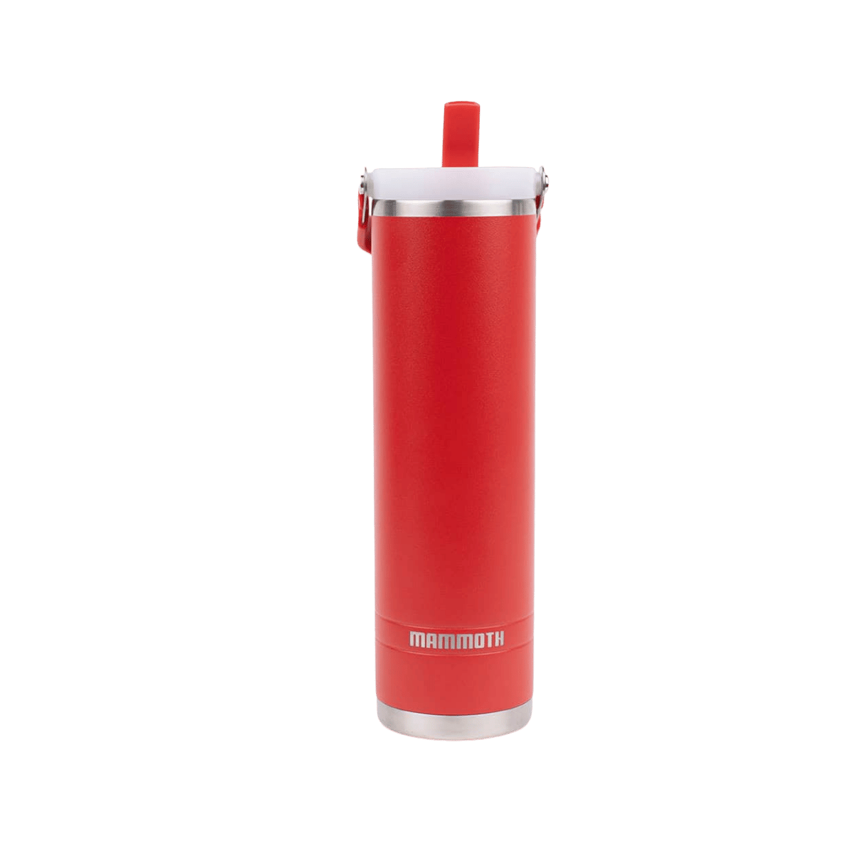 ASCENT TUMBLER W/ BAIL HANDLE & STRAW - 20 OZ RED