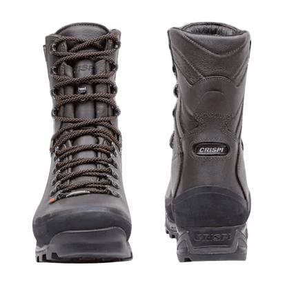 CRISPI WILD ROCK 800 EFX 10" BOOTS - BROWN - FRONT AND BACK VIEW
