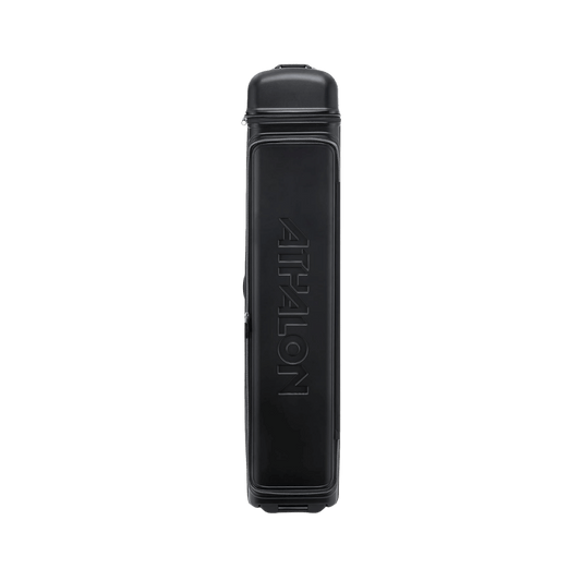 ATHALON THE VAULT HARD SHELL ROLLING, BLACK, FRONT ANGLE, LOGO