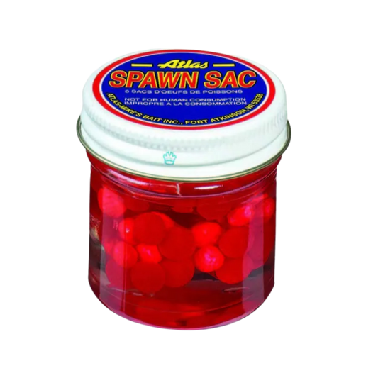 ATLAS FLOATING SPAWN SACS 6PK RED