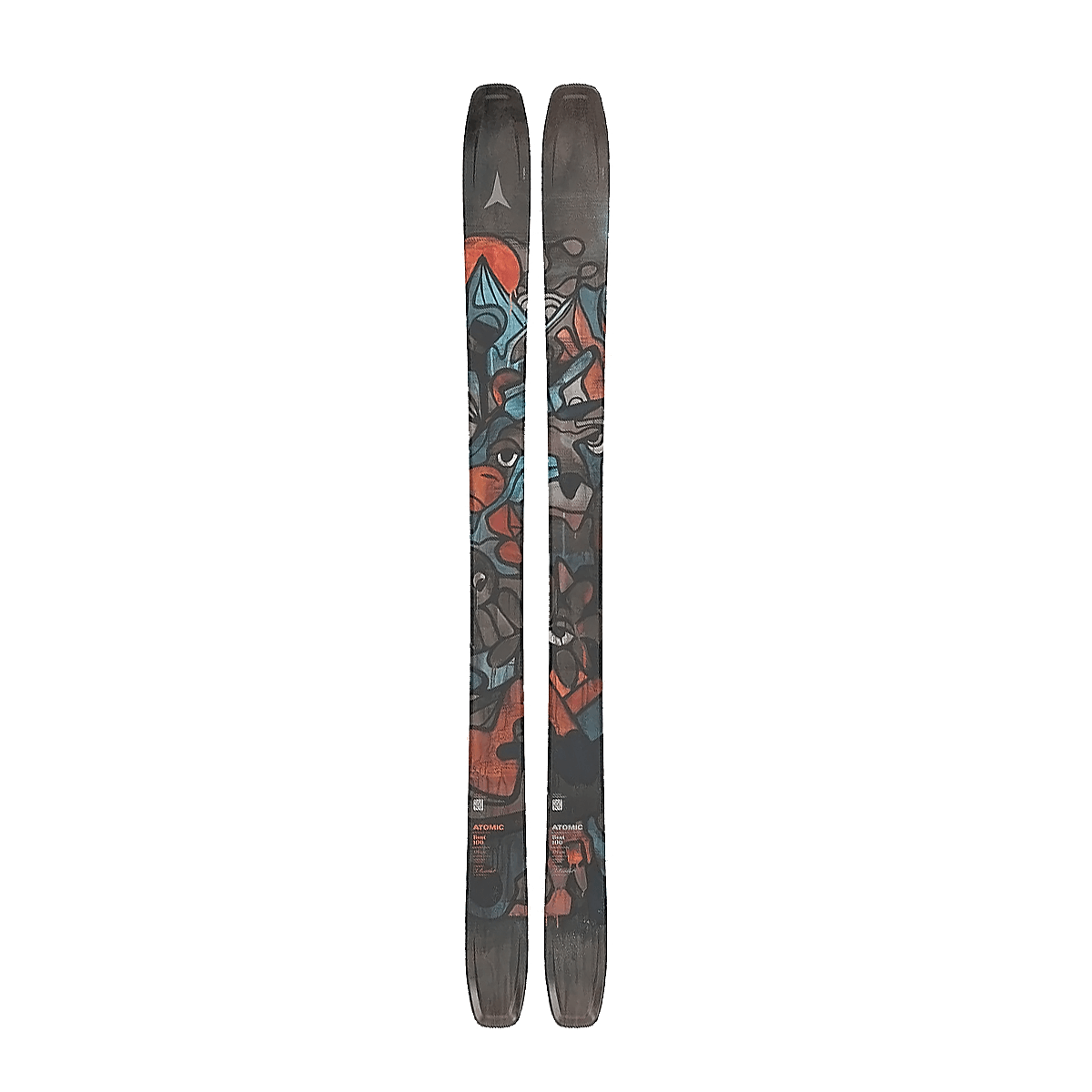 ATOMIC BENT 100 SKIS 2025 FRONT GRAPHIC