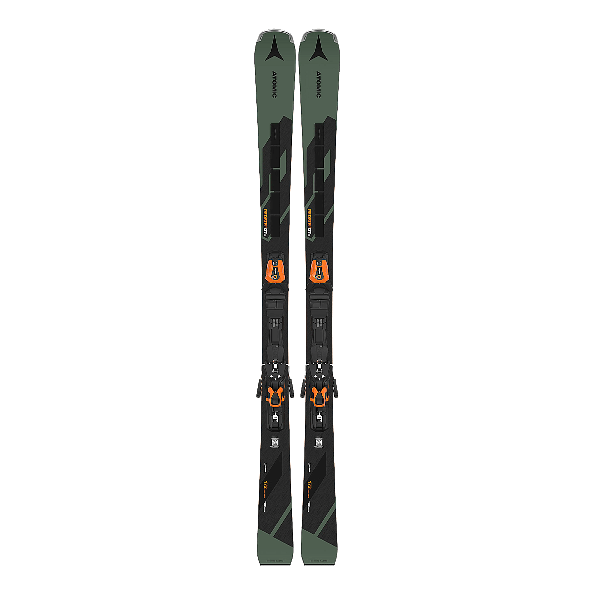 ATOMIC REDSTER Q7.8 REVOSHOCK C SKIS + MI 12 GW BINDINGS 2025