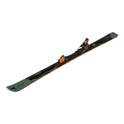 ATOMIC REDSTER Q7.8 REVOSHOCK C SKIS + MI 12 GW BINDINGS FLAT PROFILE