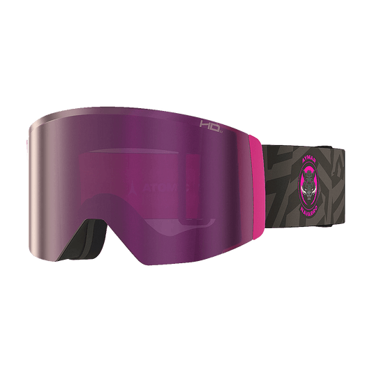 ATOMIC FOUR Q L SIGNATURE GOGGLES BLACK PINK COLORWAY