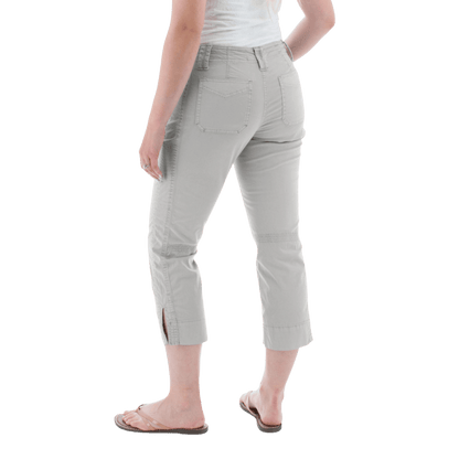 AVENTURA ARDEN ORGANIC COTTON CROP PANTS WOMENS - FOLKSTONE GREY_BACK ANGLE2