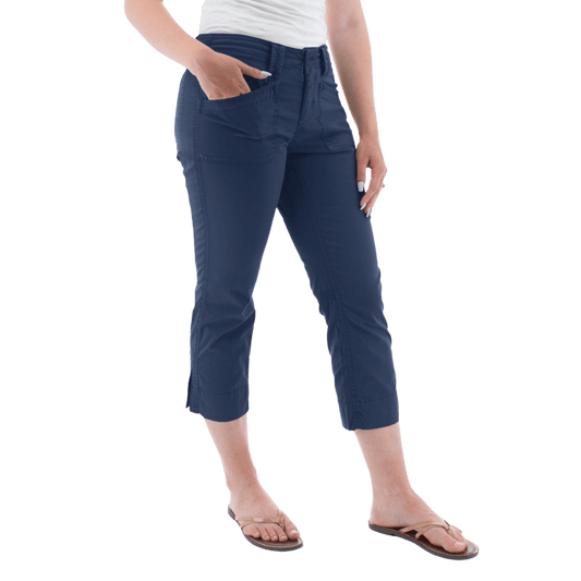 AVENTURA ARDEN ORGANIC COTTON CROP PANTS WOMENS - INSIGNIA BLUE