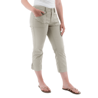 AVENTURA ARDEN ORGANIC CROP WOMENS PANTS - QUARRY