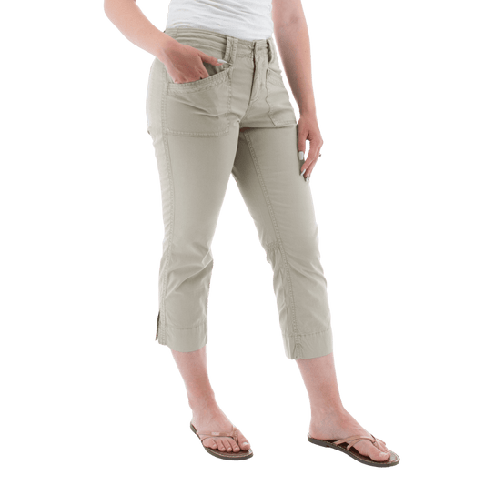 AVENTURA ARDEN ORGANIC CROP WOMENS PANTS - QUARRY