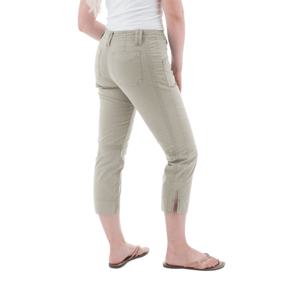 AVENTURA ARDEN ORGANIC CROP WOMENS PANTS - QUARRY_BACK ANGLE