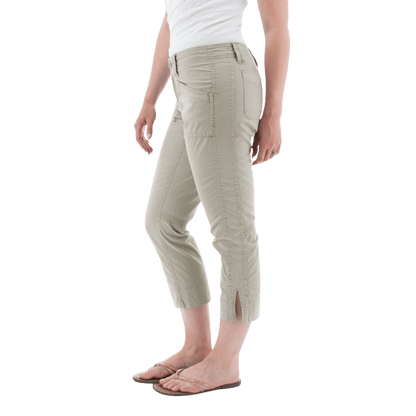 AVENTURA ARDEN ORGANIC CROP WOMENS PANTS - QUARRY_SIDE ANGLE