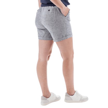 AVENTURA BREEZY PULL-ON SHORT - DARK NAVY_BACK ANGLE