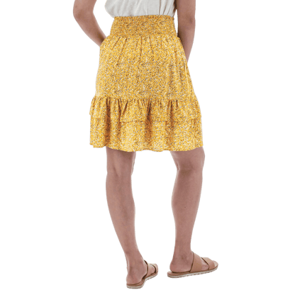 AVENTURA DELL SKIRT - GOLDEN CREAM_BACK ANGLE