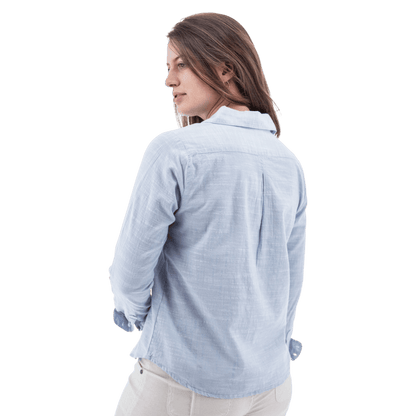 AVENTURA DEVON POPOVER TOP WOMENS - FOREVER BLUE_BACK ANGLE