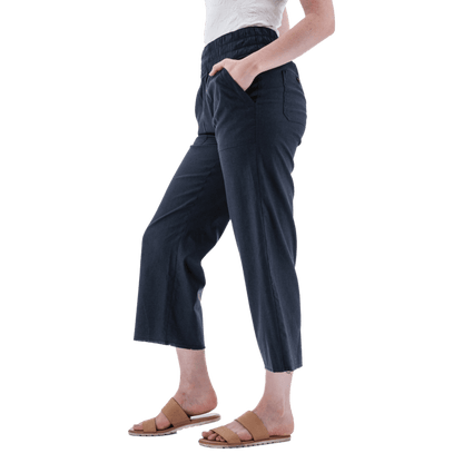 AVENTURA TEMPLE PULL-ON CROP PANTS WOMENS - BLACK IRIS_SIDE ANGLE