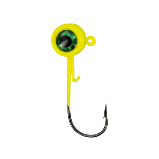 ACC CRAPPIE STIX BIGEYE JIGHEAD-CHARTREUSE
