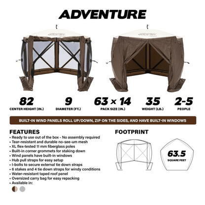 ADVENTURE SCREEN TENT