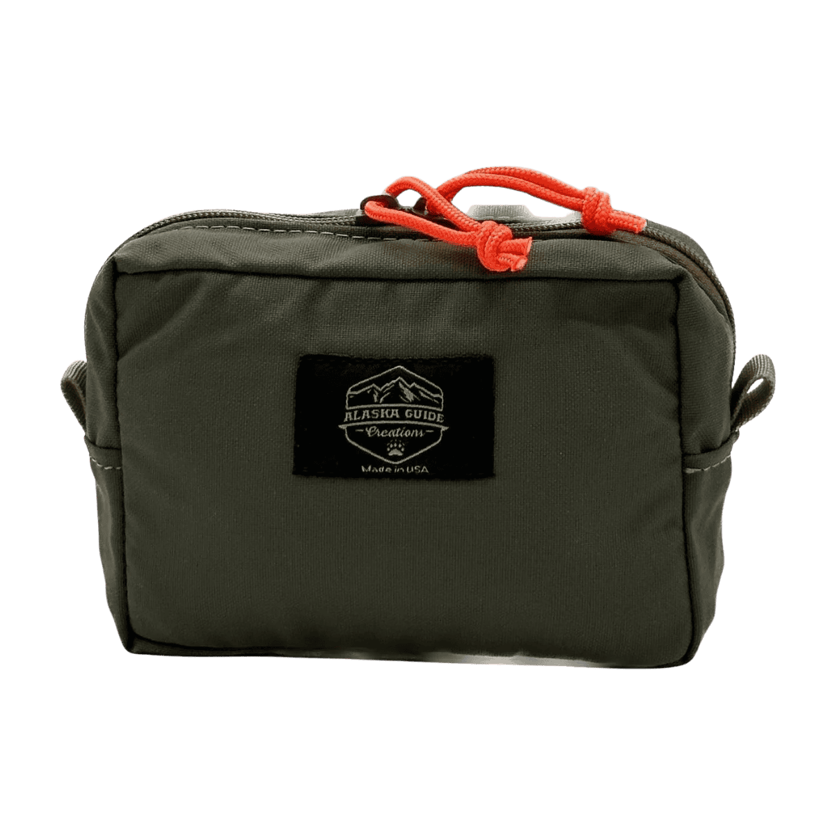 ALASKA GUIDE CREATIONS BELT POUCH - RANGER GREEN - FRONT VIEW