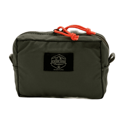 ALASKA GUIDE CREATIONS BELT POUCH - RANGER GREEN - FRONT VIEW