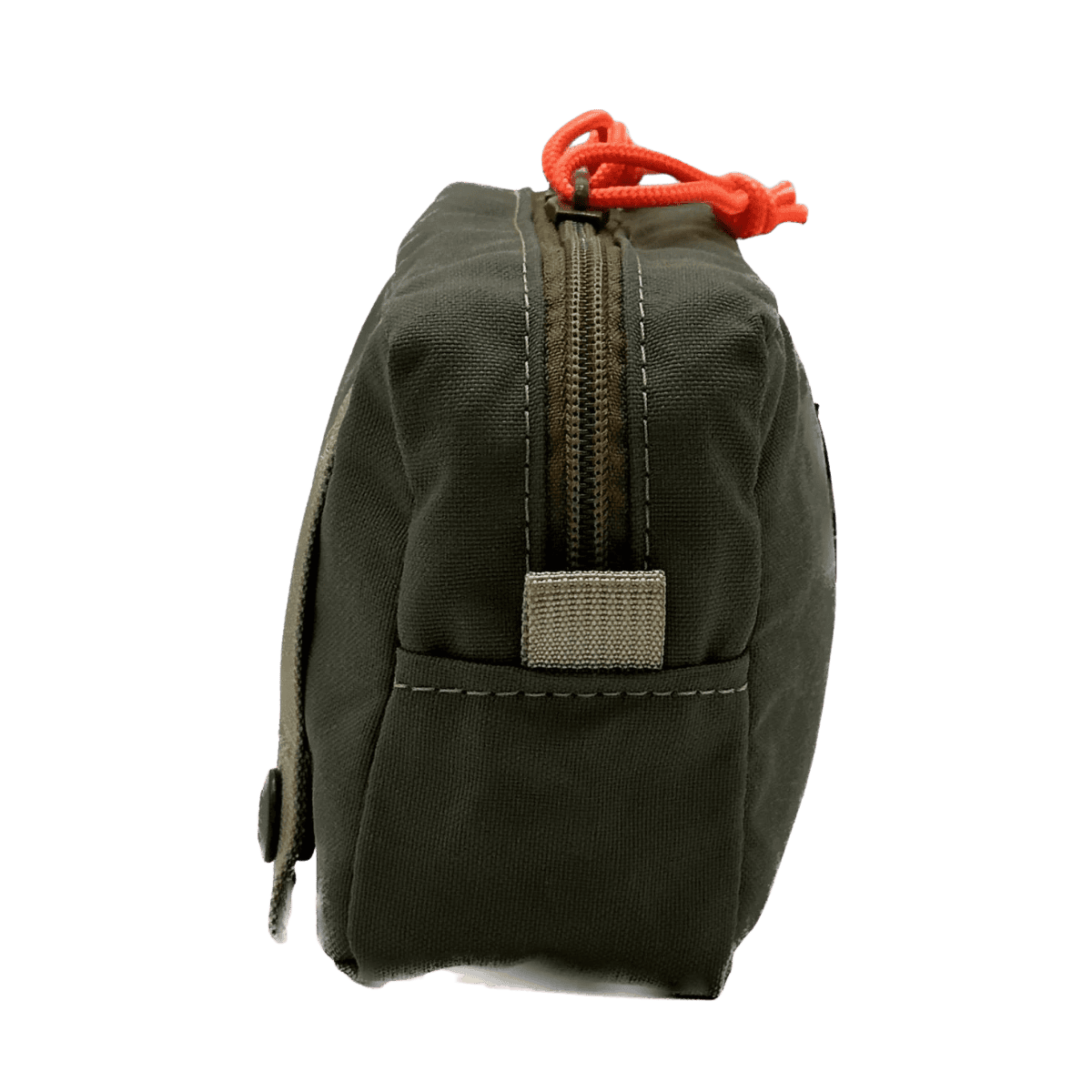 ALASKA GUIDE CREATIONS BELT POUCH - RANGER GREEN - SIDE VIEW