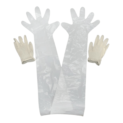 ALLEN FIELD DRESSING GLOVES CLEAR 4PCS