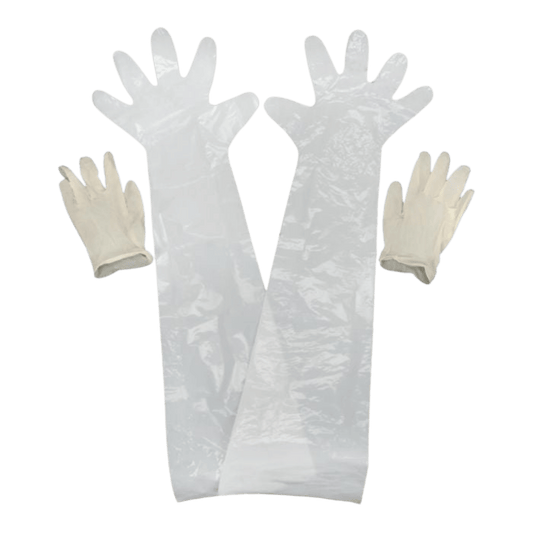 ALLEN FIELD DRESSING GLOVES CLEAR 4PCS