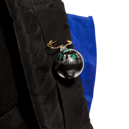 ALLEN LIQUID FILLED BALL COMPASS BLACK IN BAG